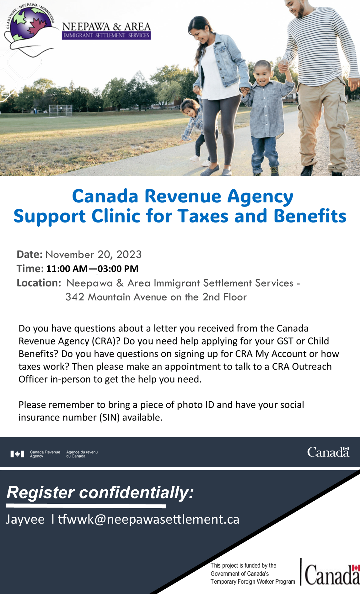 CRA Support Clinic
